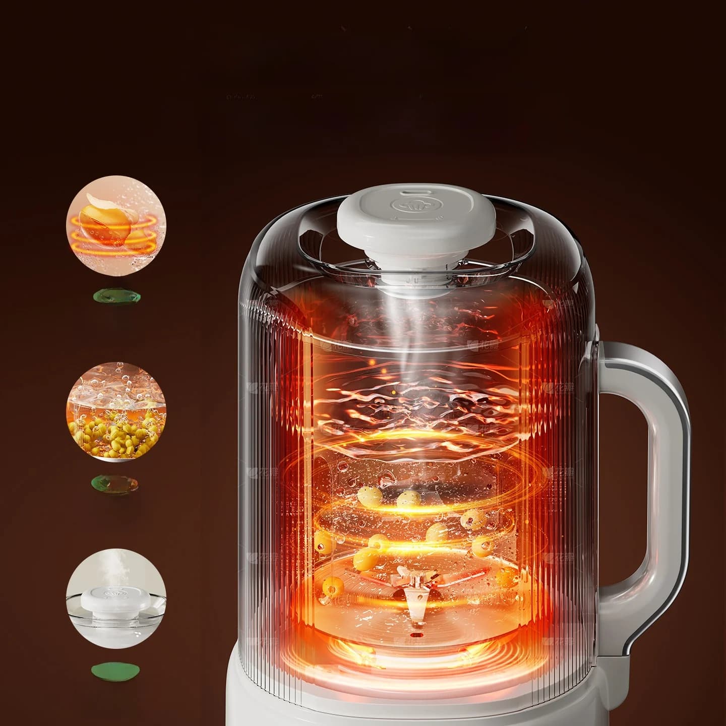 Podgrzewany blender do mleka sojowego z funkcją samoczyszczenia 800W
