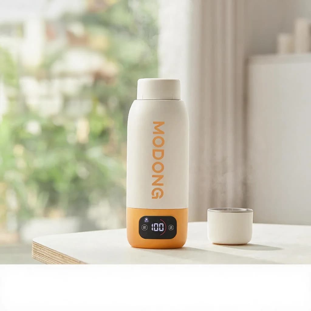 Przenośny elektryczny kubek do podgrzewania wody 600ml, wkład 316, izolowany próżniowo