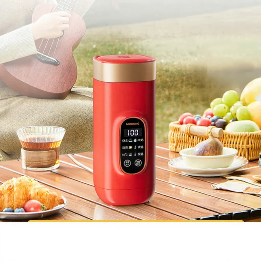 Przenośny elektryczny kubek do podgrzewania wody 650ml, wkład 304, 220V