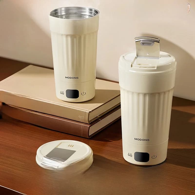 Przenośny elektryczny kubek grzewczy, 400mL, 7 ustawień temperatury