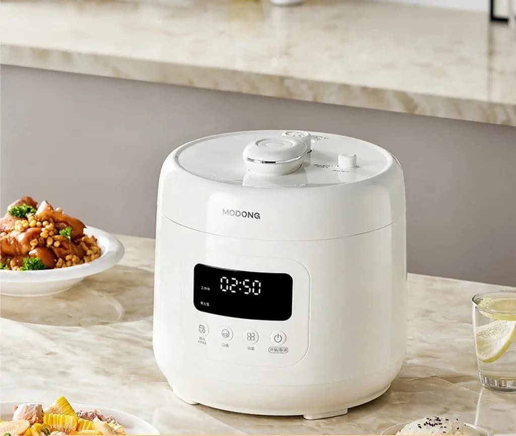 4L elektryczny szybkowar z ceramicznym wkładem, 800W, timer 17-24H