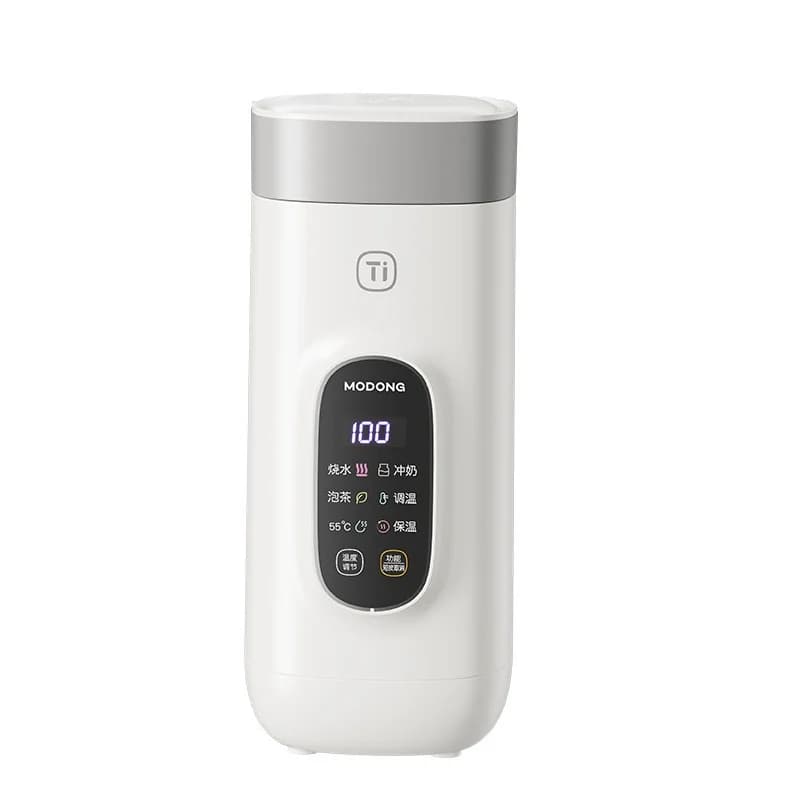 Tytanowy elektryczny kubek podróżny do podgrzewania wody, 650ml, 220V