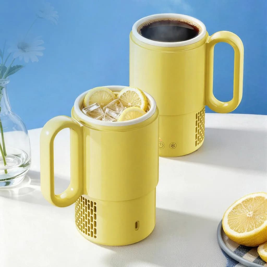 Przenośny kubek grzewczo-chłodzący 450mL 36W z dotykowym sterowaniem