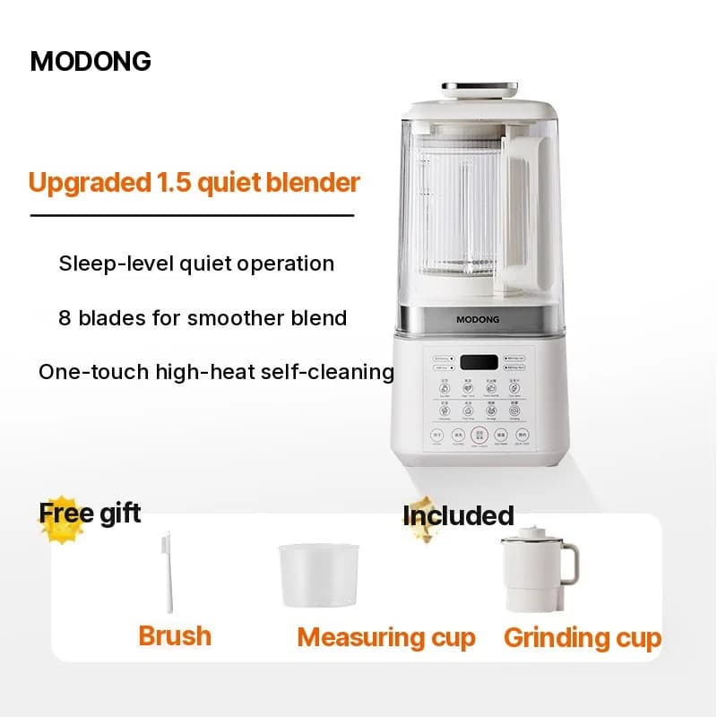 Podgrzewający blender z cichą pracą i funkcją podtrzymywania ciepła