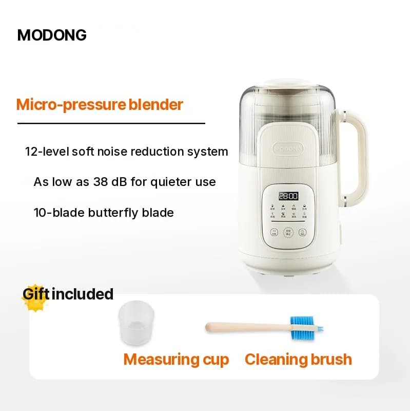 Elektryczny blender wysokoprędkowy z funkcją robienia mleka sojowego i podgrzewaniem