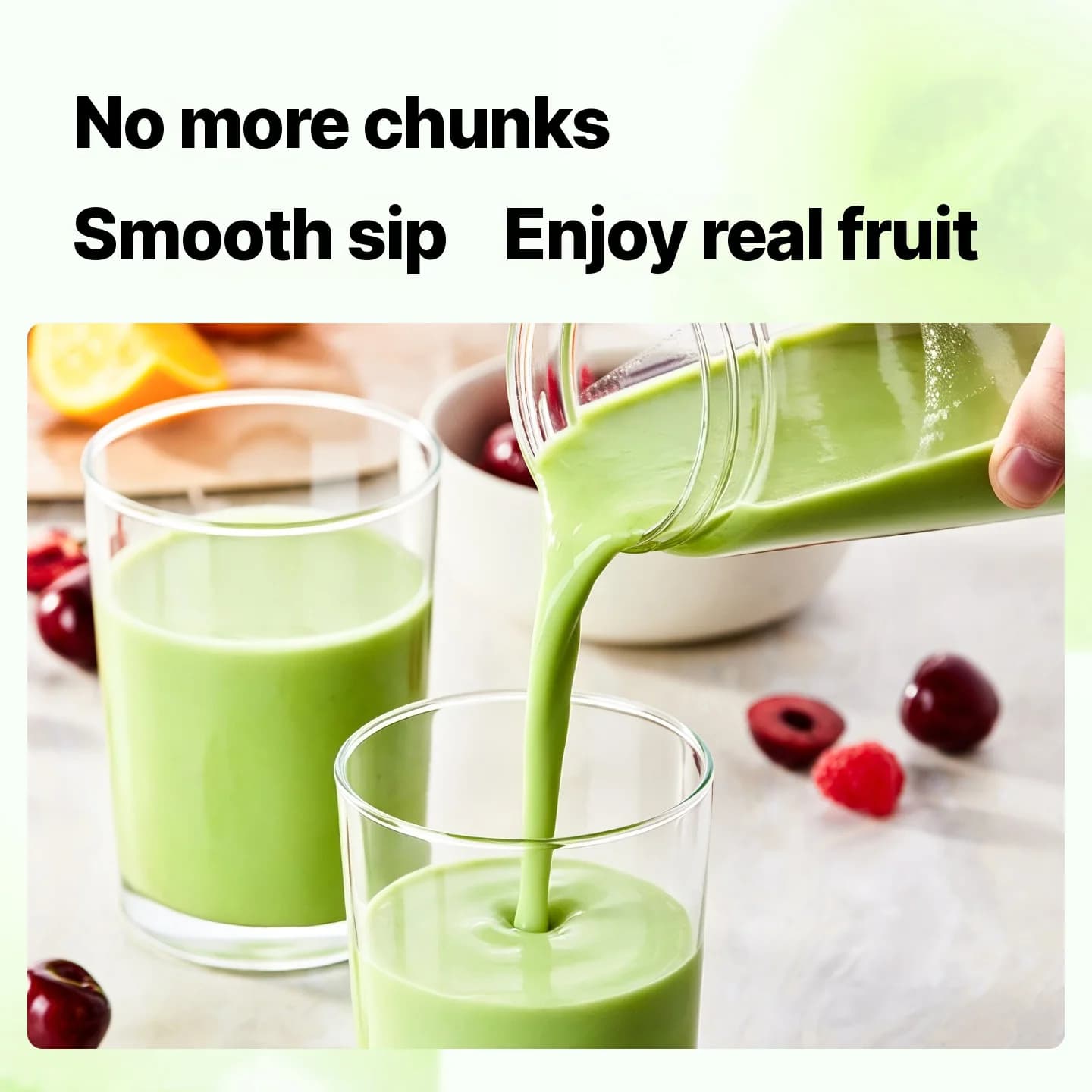 Bezprzewodowy przenośny blender w kubku z kruszeniem lodu i dwoma kubkami