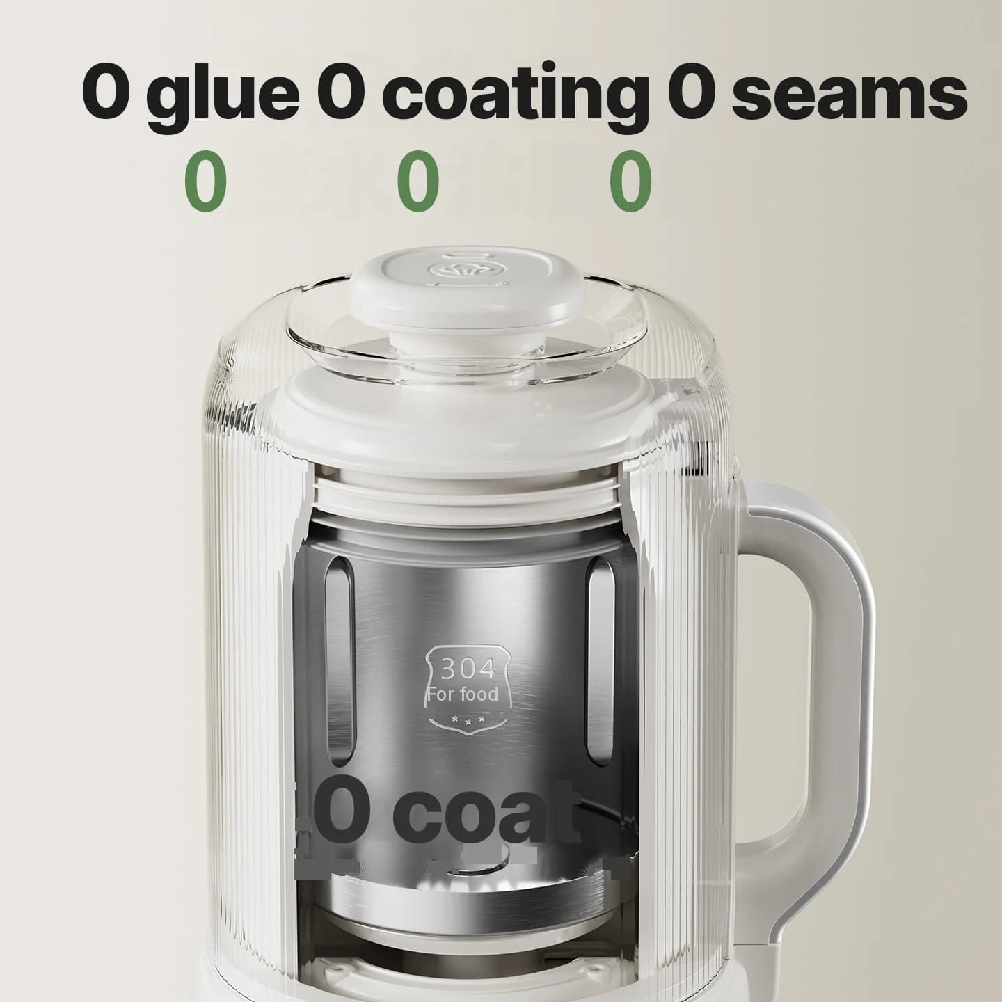 Podgrzewany blender do mleka sojowego z funkcją samoczyszczenia 800W