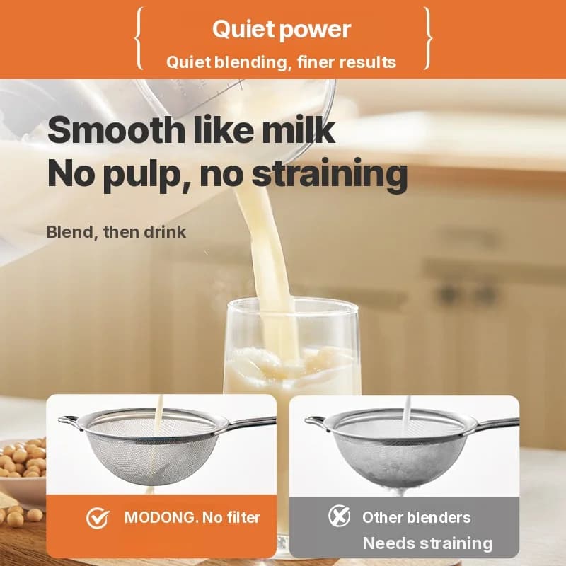 Elektryczny blender wysokoprędkowy z funkcją robienia mleka sojowego i podgrzewaniem