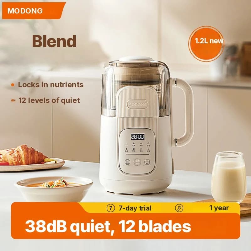 Blender grzewczy 1,2 l z panelem dotykowym, szklany корпус