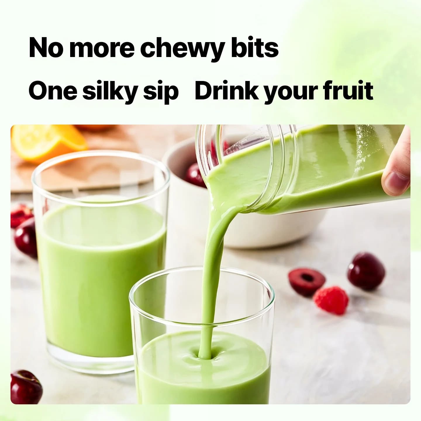Przenośny bezprzewodowy blender kielichowy do soków i koktajli