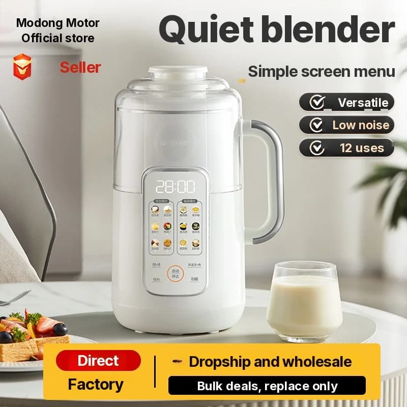 Podgrzewany blender 1,2 l, sterowanie dotykowe, stal nierdzewna