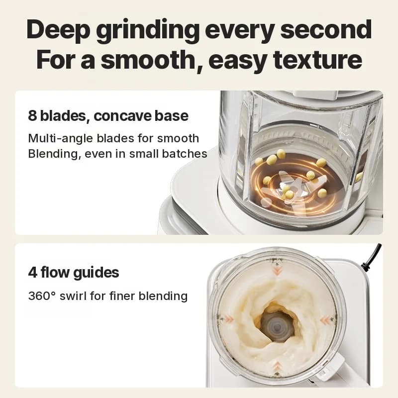 Blender grzewczy do zupy, soku, jedzenia dla niemowląt, mleka sojowego