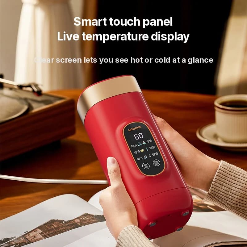 Przenośny elektryczny kubek grzewczy do wody 650ml 304 Liner 220V