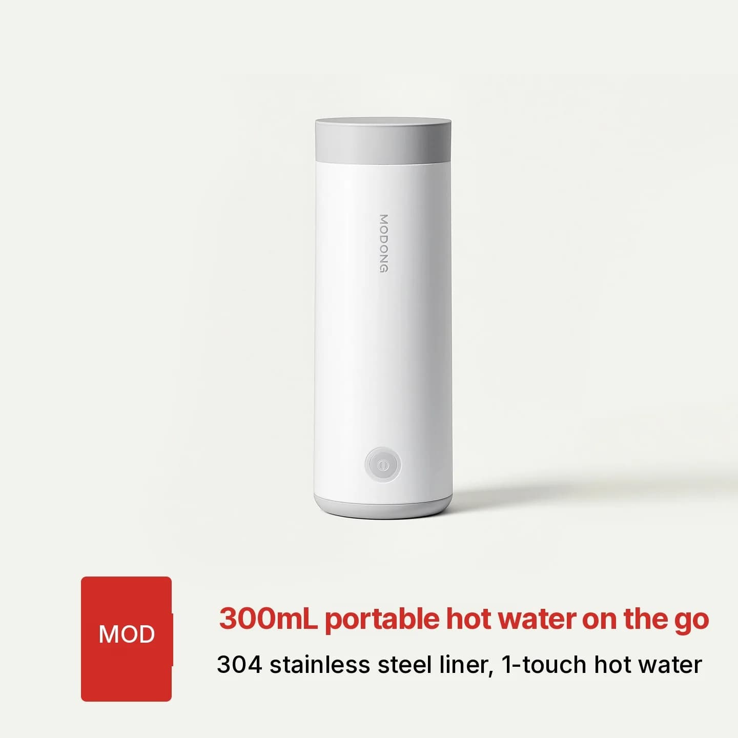Przenośny elektryczny kubek grzewczy 304 stal nierdzewna 300ml 220V