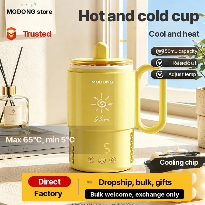 Mini kubek chłodząco-grzewczy 450mL 36W sterowanie dotykowe
