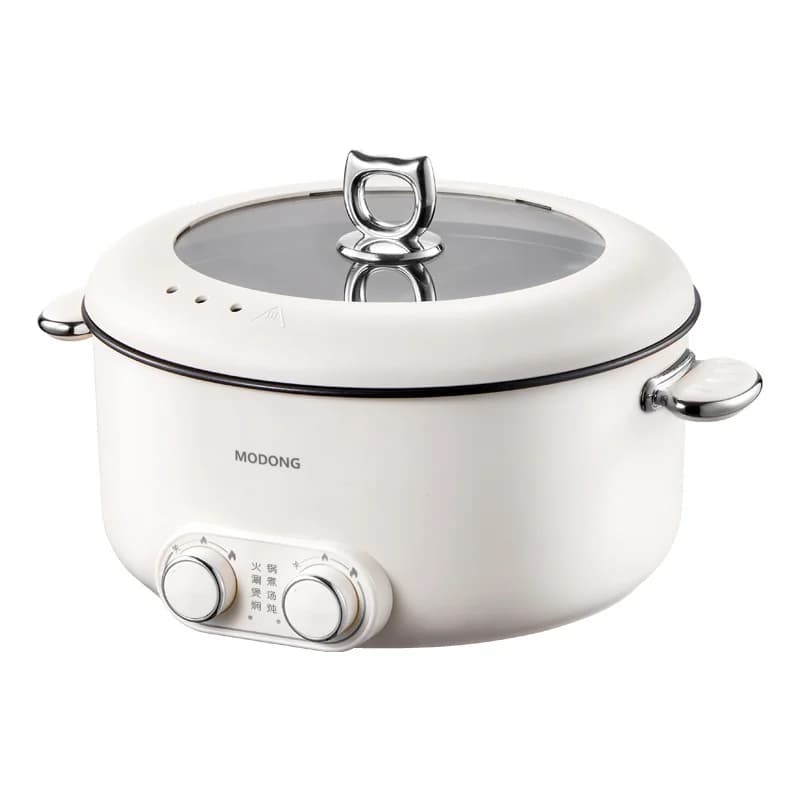 Elektryczny garnek hot pot z podwójną kontrolą 6L, duża pojemność, nieprzywierający
