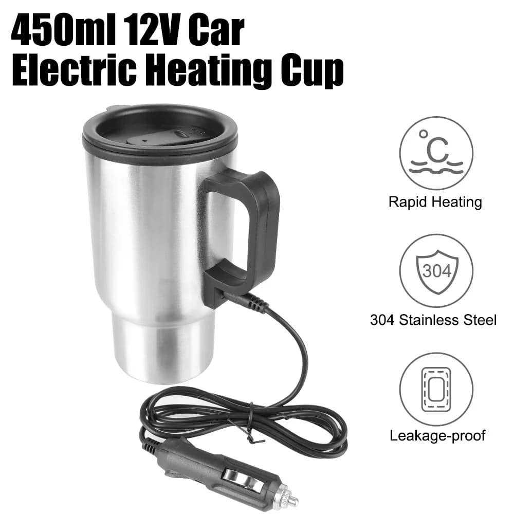 Elektryczny czajnik samochodowy 450 ml 12V