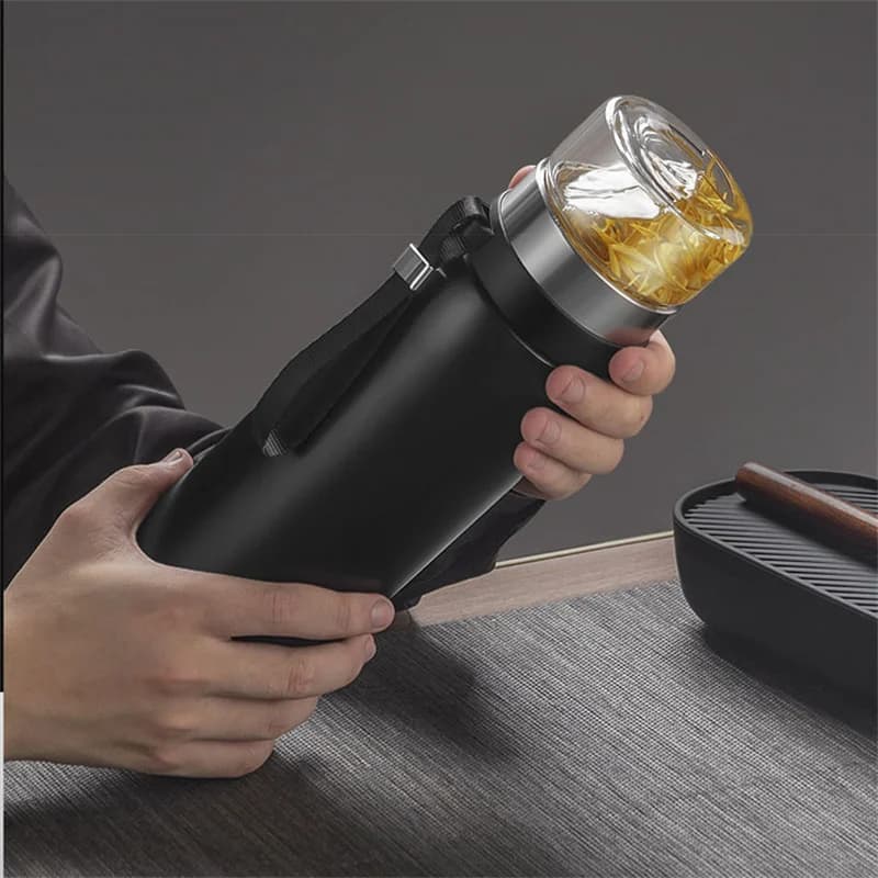 Termos z zaparzaczem do herbaty 750 ml/1100 ml